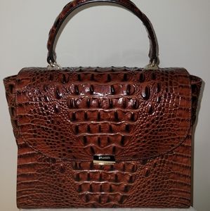 Brahmin Pecan Ingrid Satchel